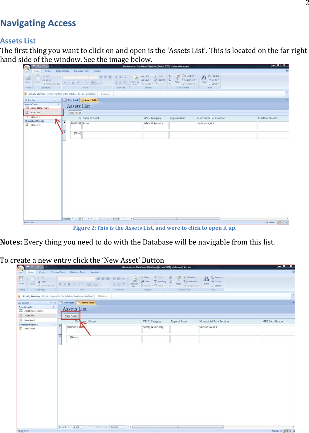 Page 2 of 9 - Database-Training-Manual