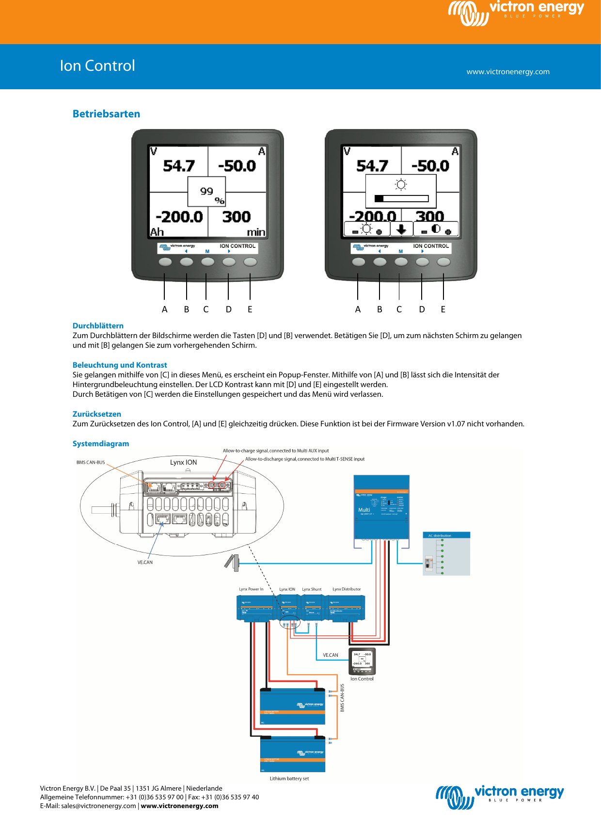 Page 2 of 3 - Datasheet - Ion Control Rev 03 DE Datasheet-Ion-Control-DE