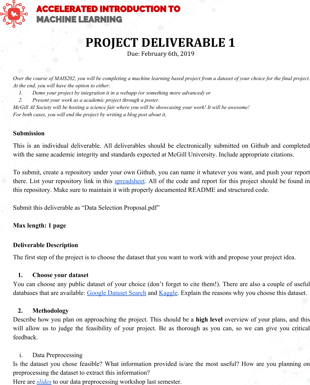 Page 1 of 2 - Deliverable1 Instructions
