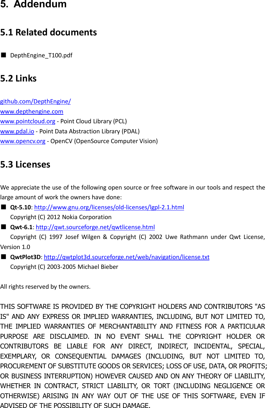 Page 8 of 8 - Depth Engine T100 User Manual-v1.1