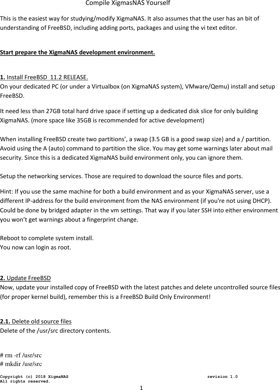 Page 1 of 7 - Fast Developer Handbook Development Manual