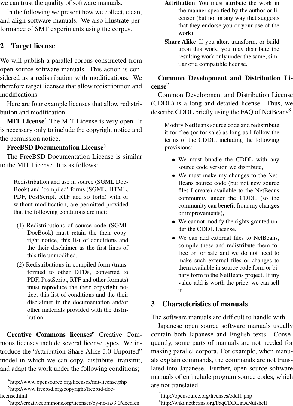 Page 2 of 6 - Development Of A Japanese-English Software Manual Parallel Corpus