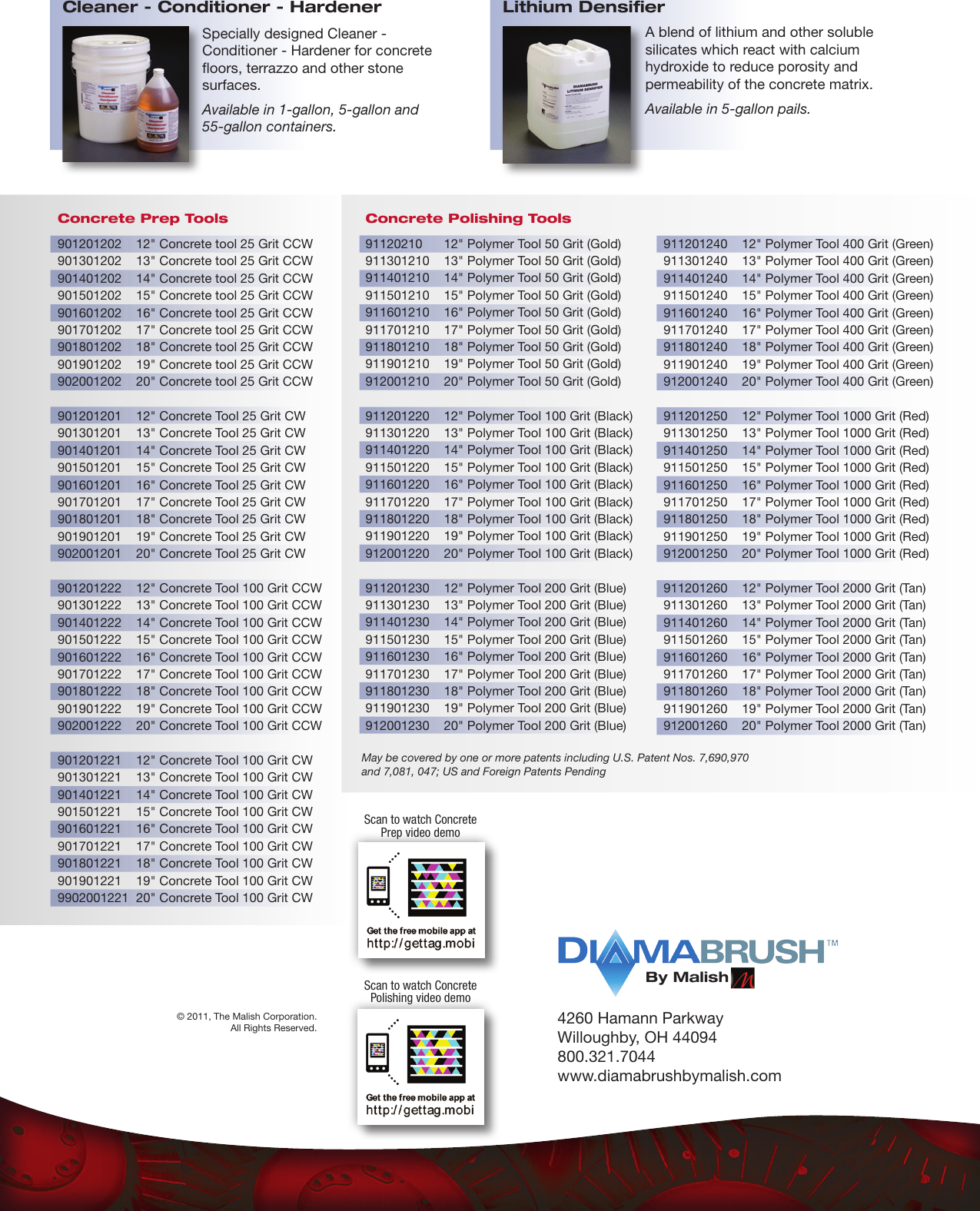 Page 2 of 2 - Concrete Prep And Polishing Tools Diamabrush-Concrete Polish