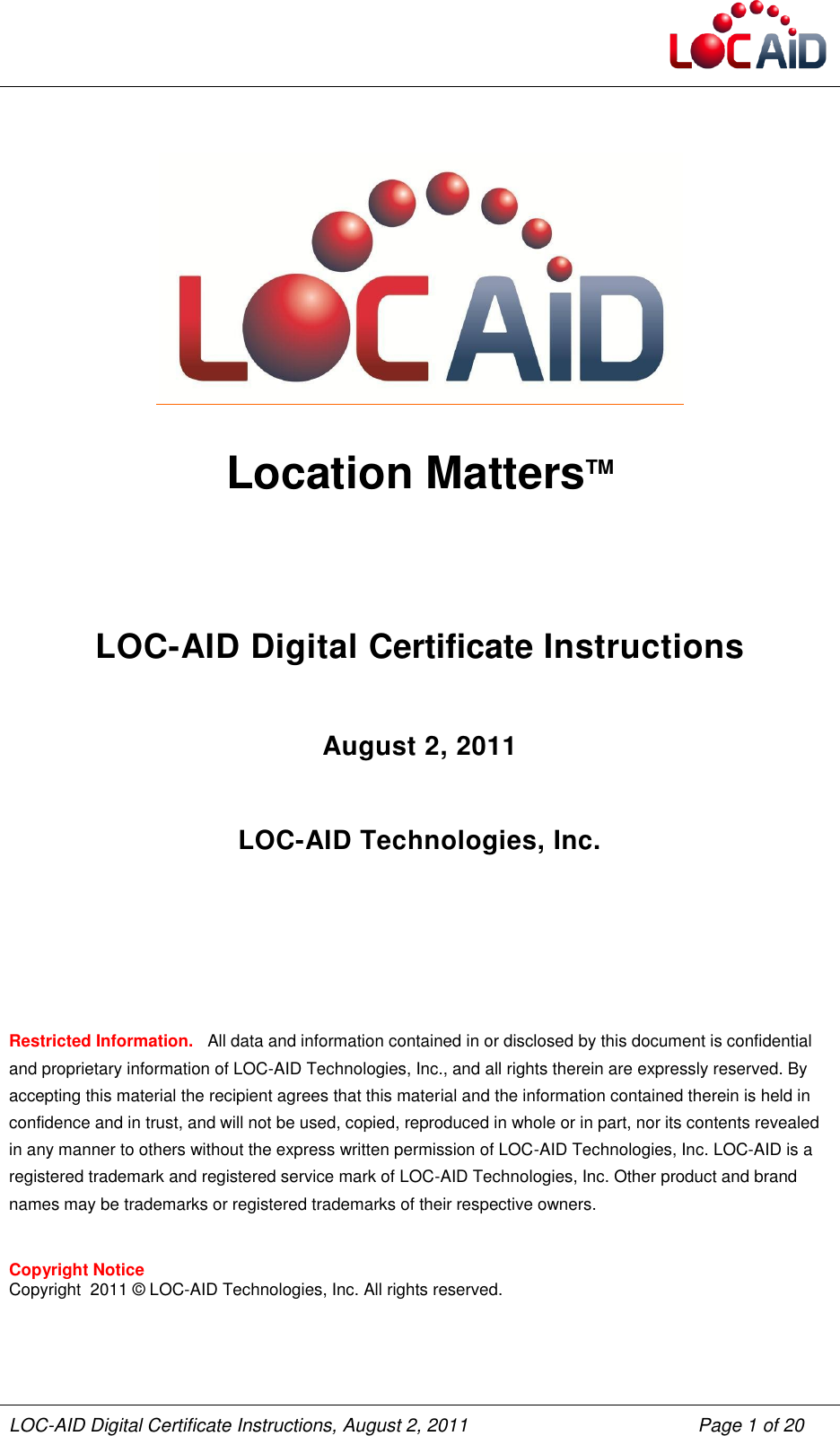 Digital Certificate Instructions