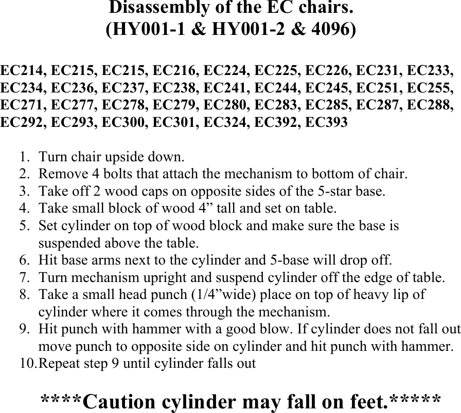 Page 1 of 1 - Disassembly-instructions