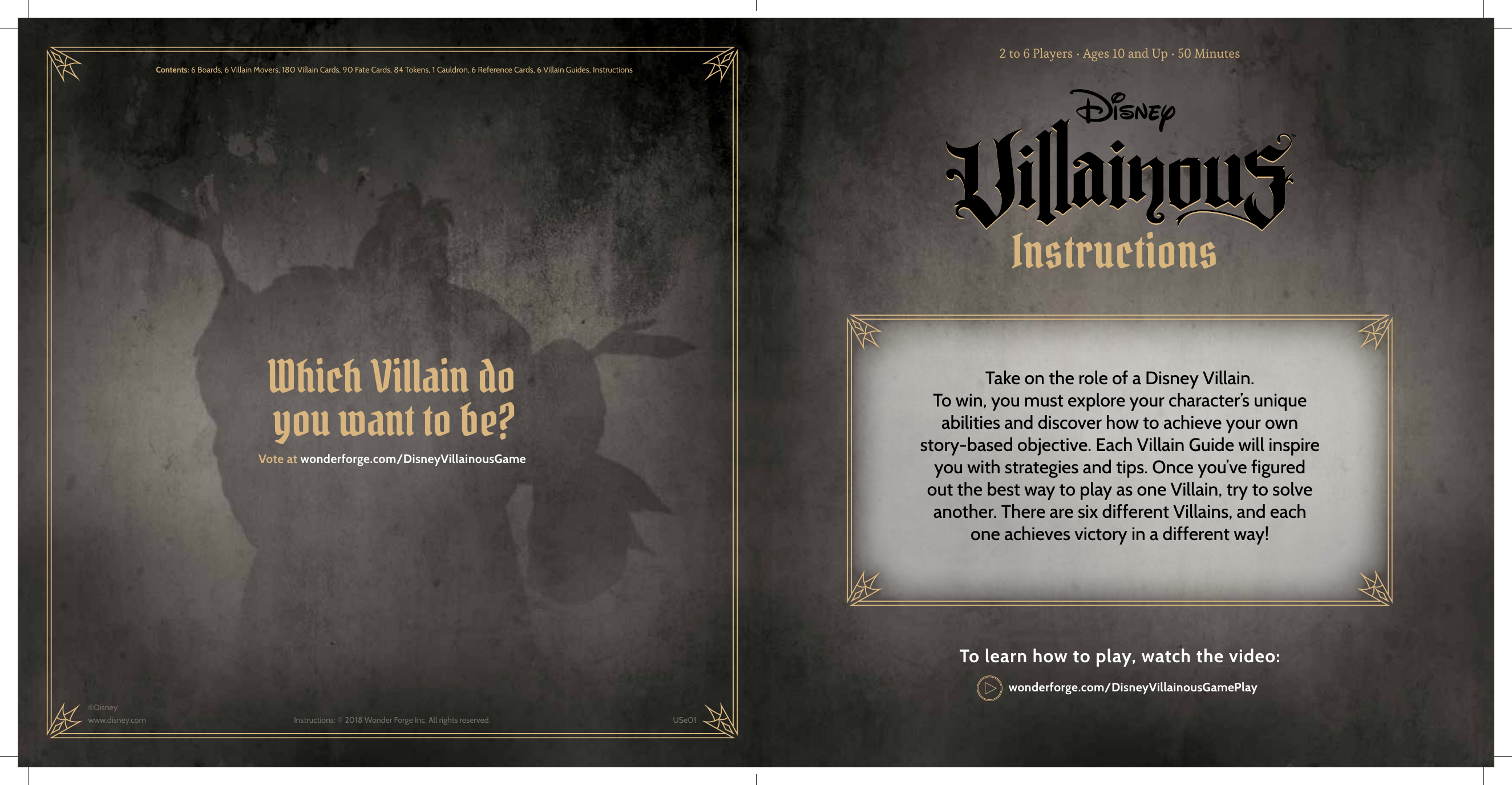 Page 1 of 6 - Disney Villainous Instructions