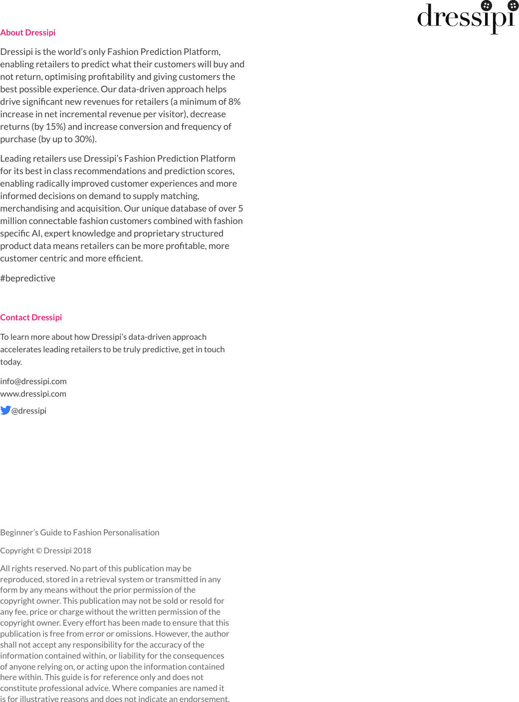 Page 10 of 10 - Dressipi-Whitepaper-Beginner's-Guide-To-Fashion-Personalisation