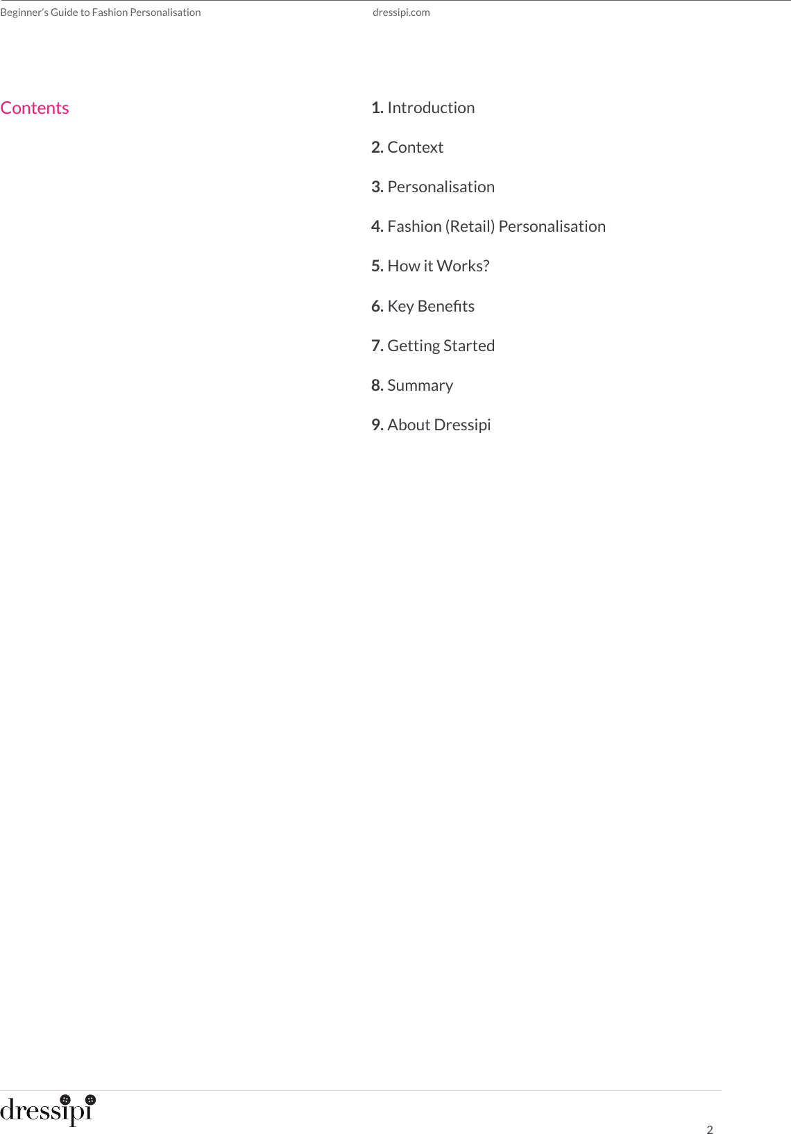 Page 2 of 10 - Dressipi-Whitepaper-Beginner's-Guide-To-Fashion-Personalisation