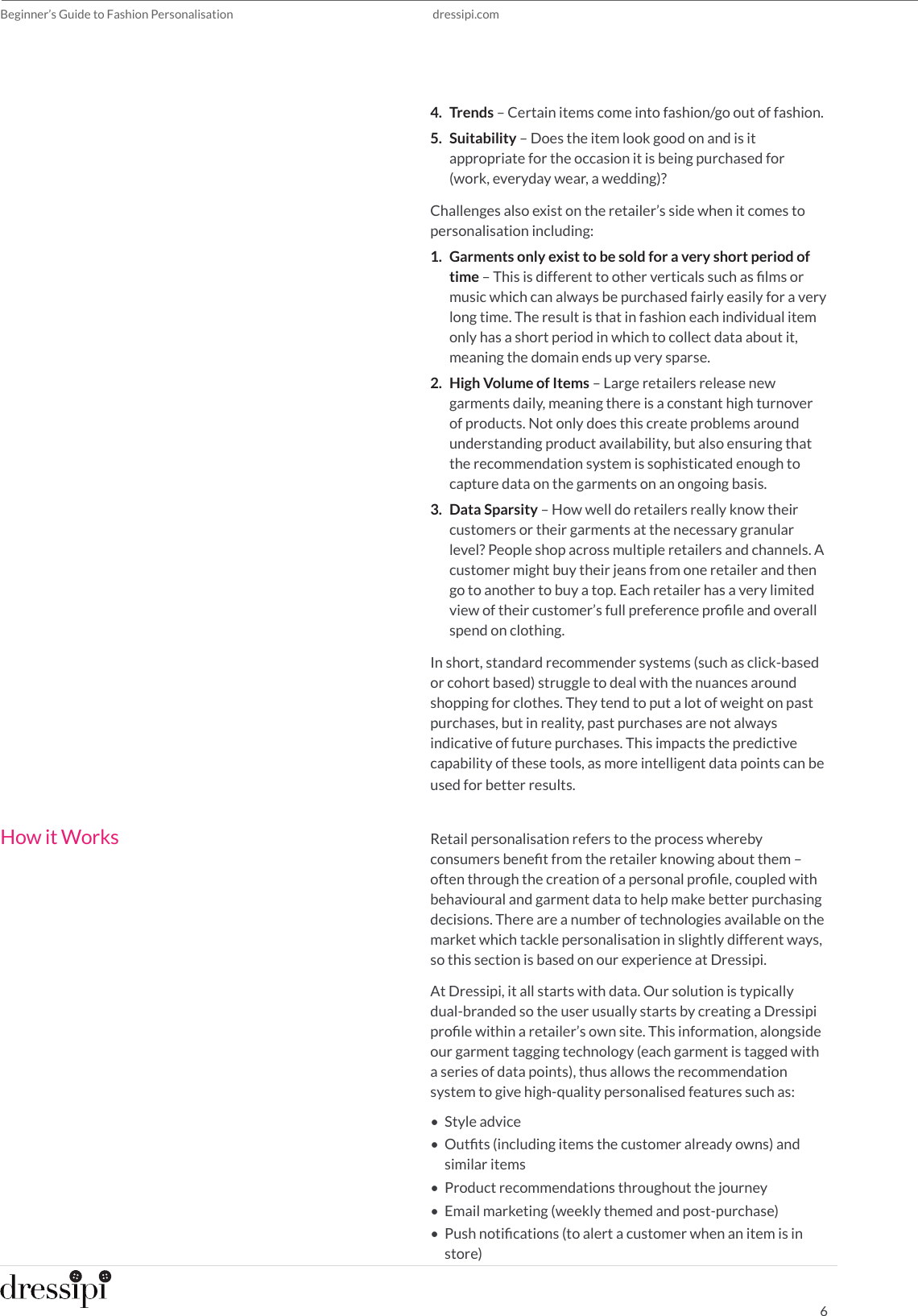 Page 6 of 10 - Dressipi-Whitepaper-Beginner's-Guide-To-Fashion-Personalisation