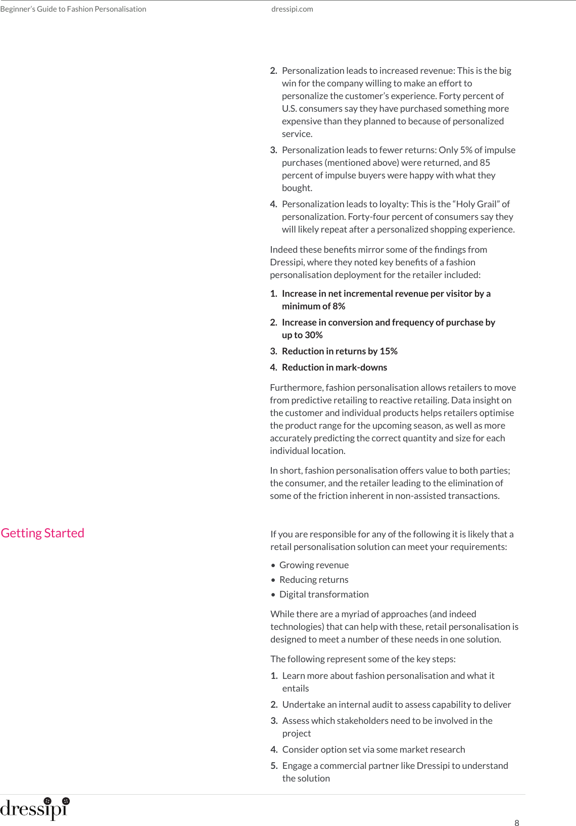 Page 8 of 10 - Dressipi-Whitepaper-Beginner's-Guide-To-Fashion-Personalisation