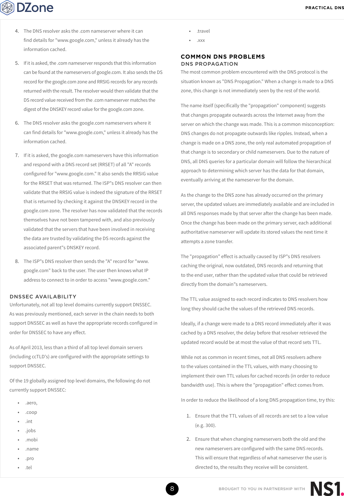 Page 8 of 9 - Dzone-Refcard-Practical-DNS-Guide