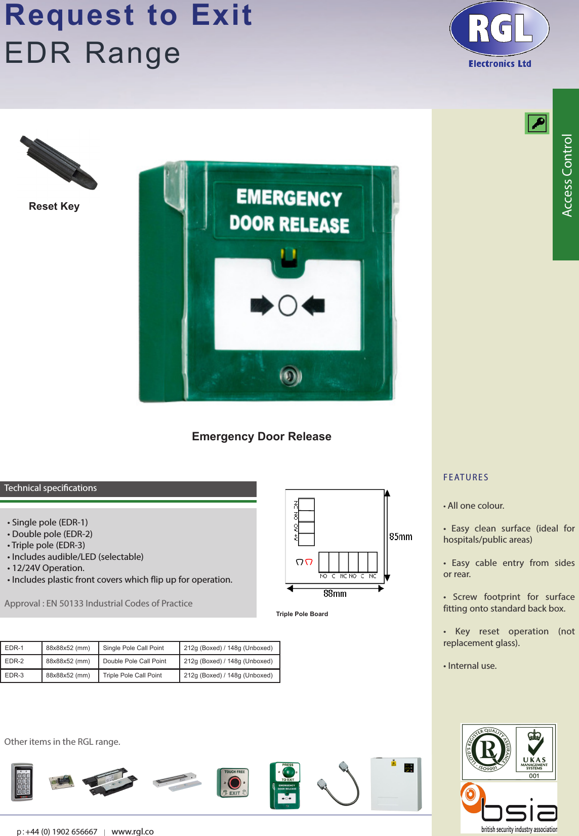 Page 1 of 1 - EDR - Feature Sheet