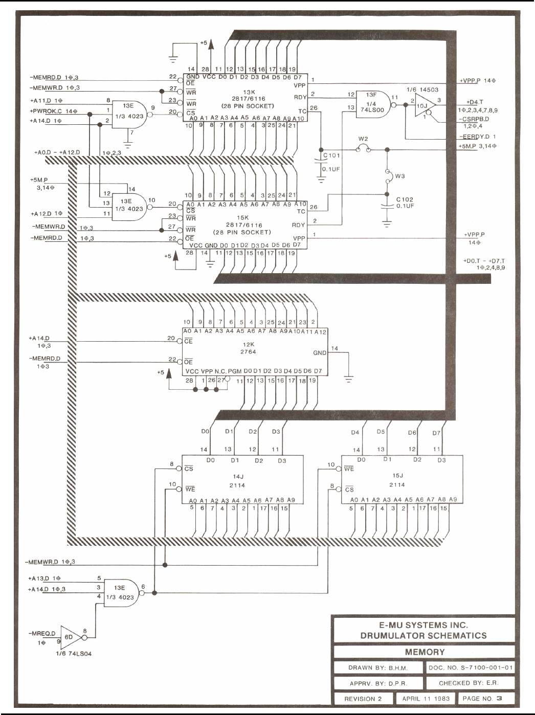 Emualtor Emu Drumulator Service Manual