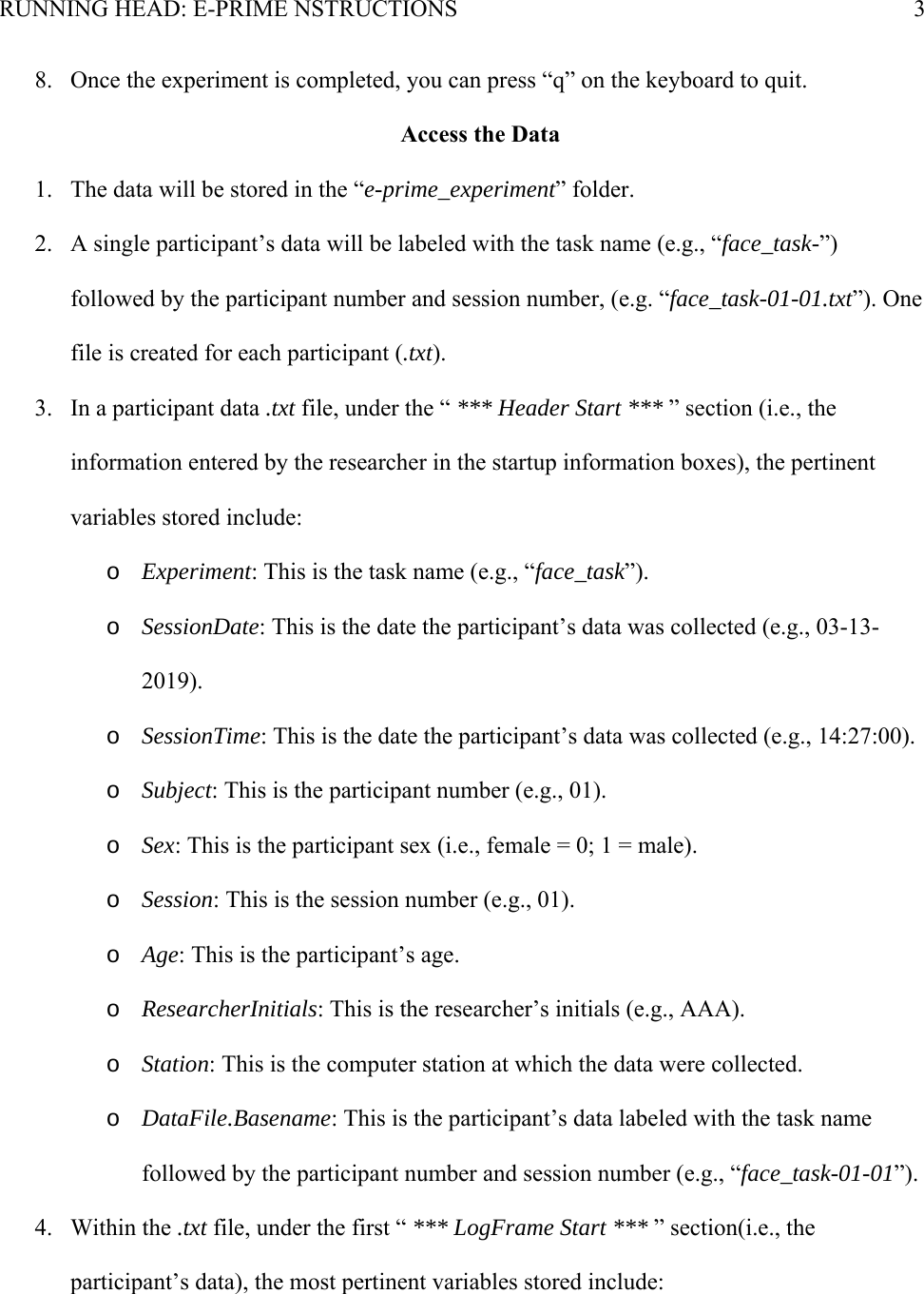 Page 3 of 7 - E-Prime Instructions