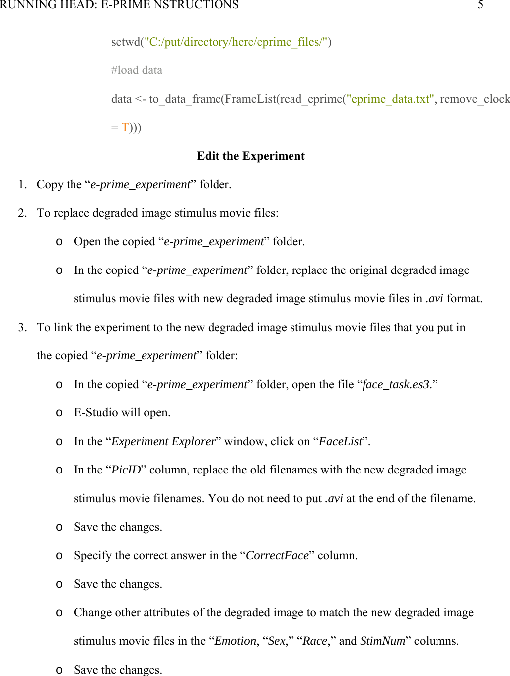 Page 5 of 7 - E-Prime Instructions