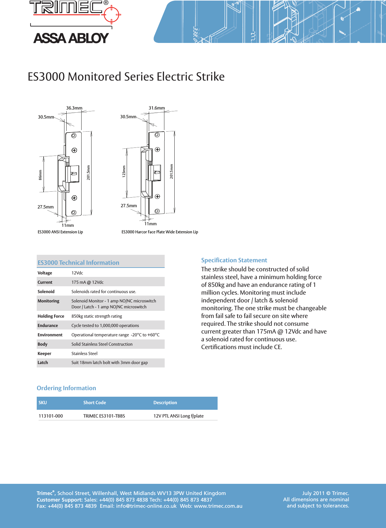 Page 2 of 2 - ES3000_Data_Sheet_ ES3000 Data Sheet