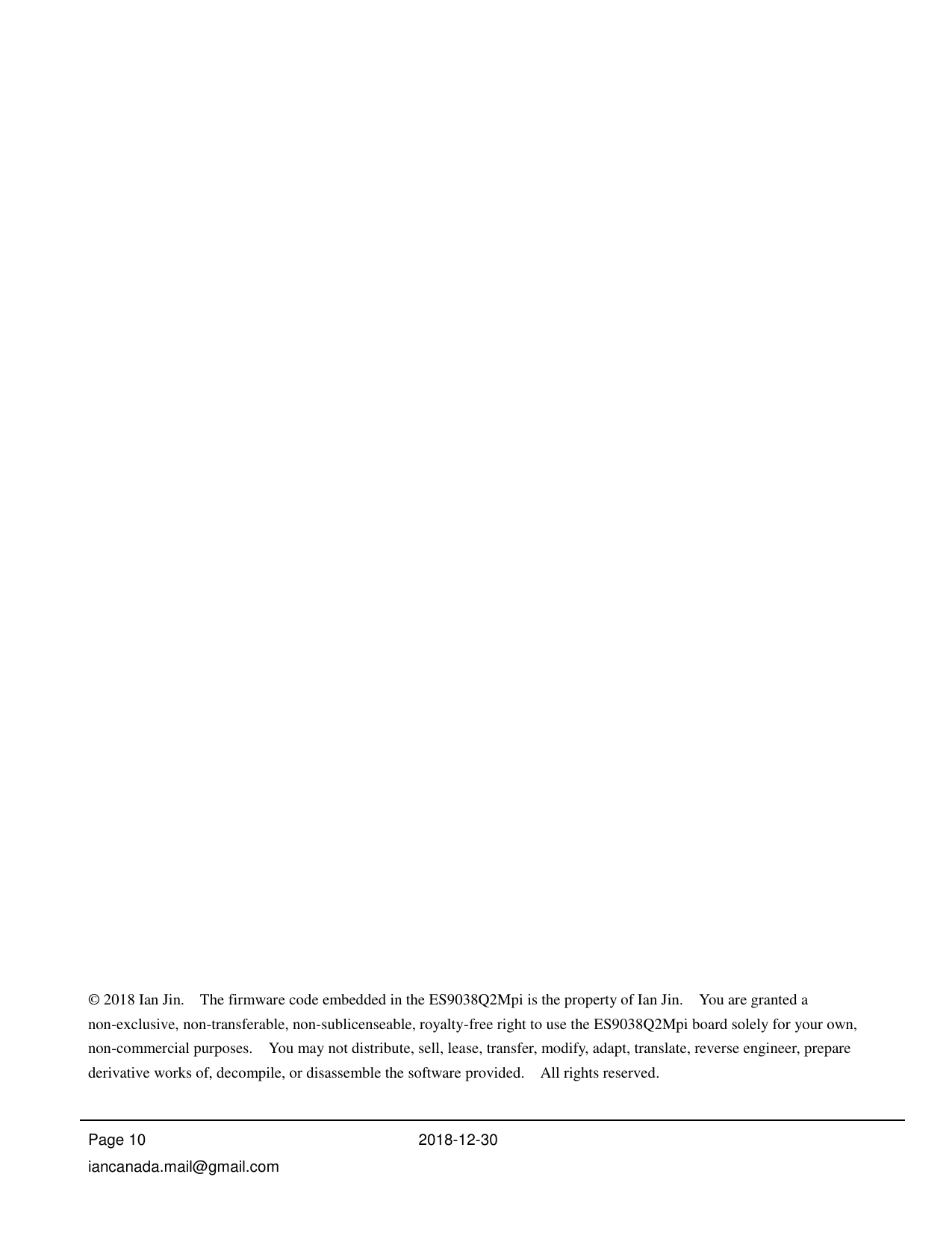 Page 10 of 10 - ES9038Q2Mpi Dual Mono Manual