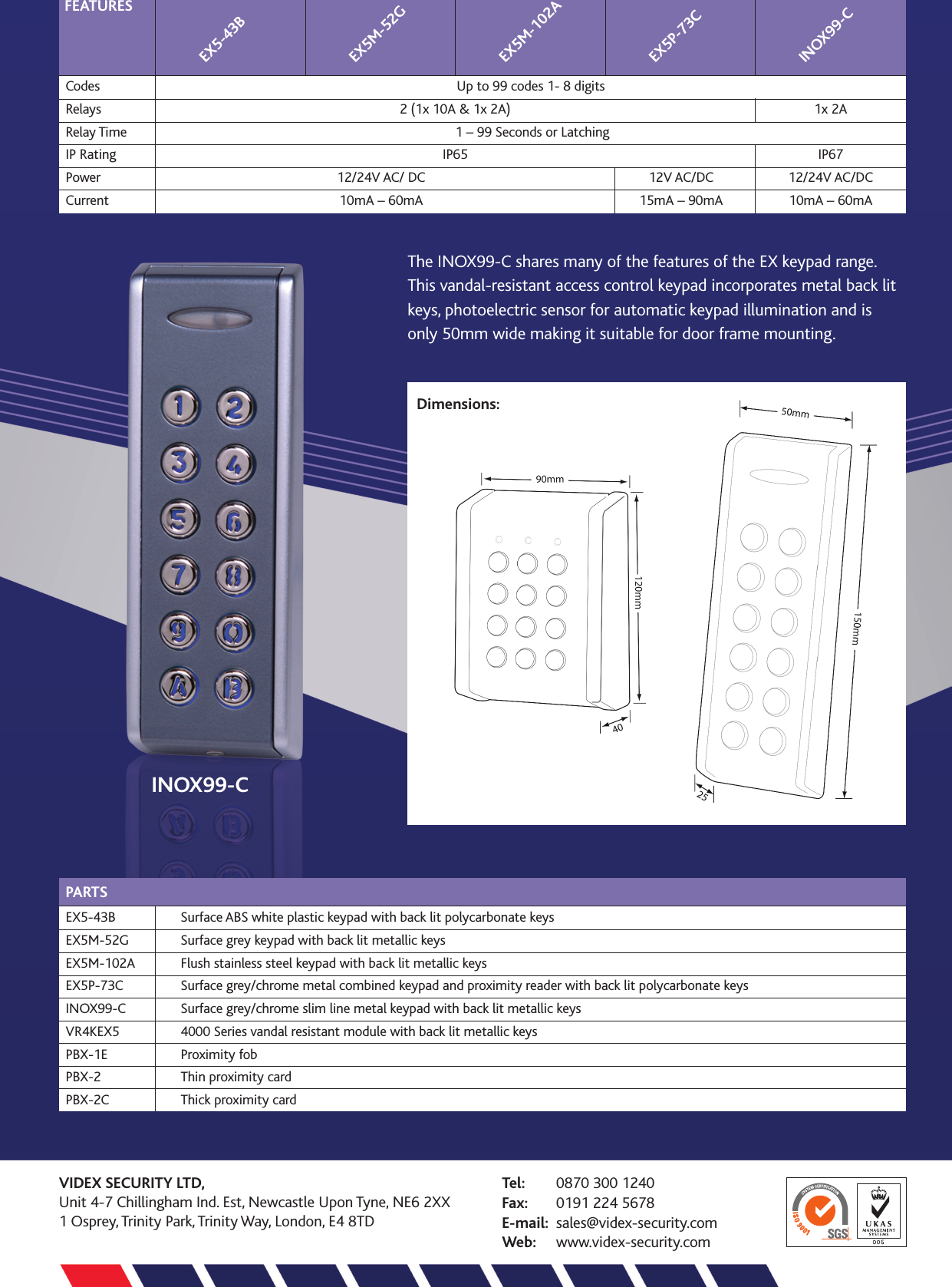 Page 2 of 2 - EX KEYPADS