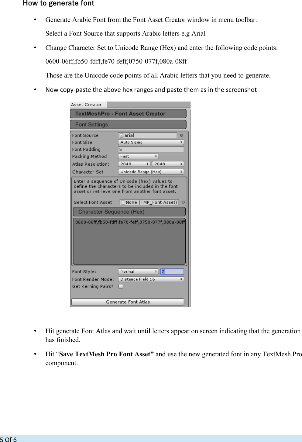 Page 5 of 6 - Easy Arabic Manual V3.0