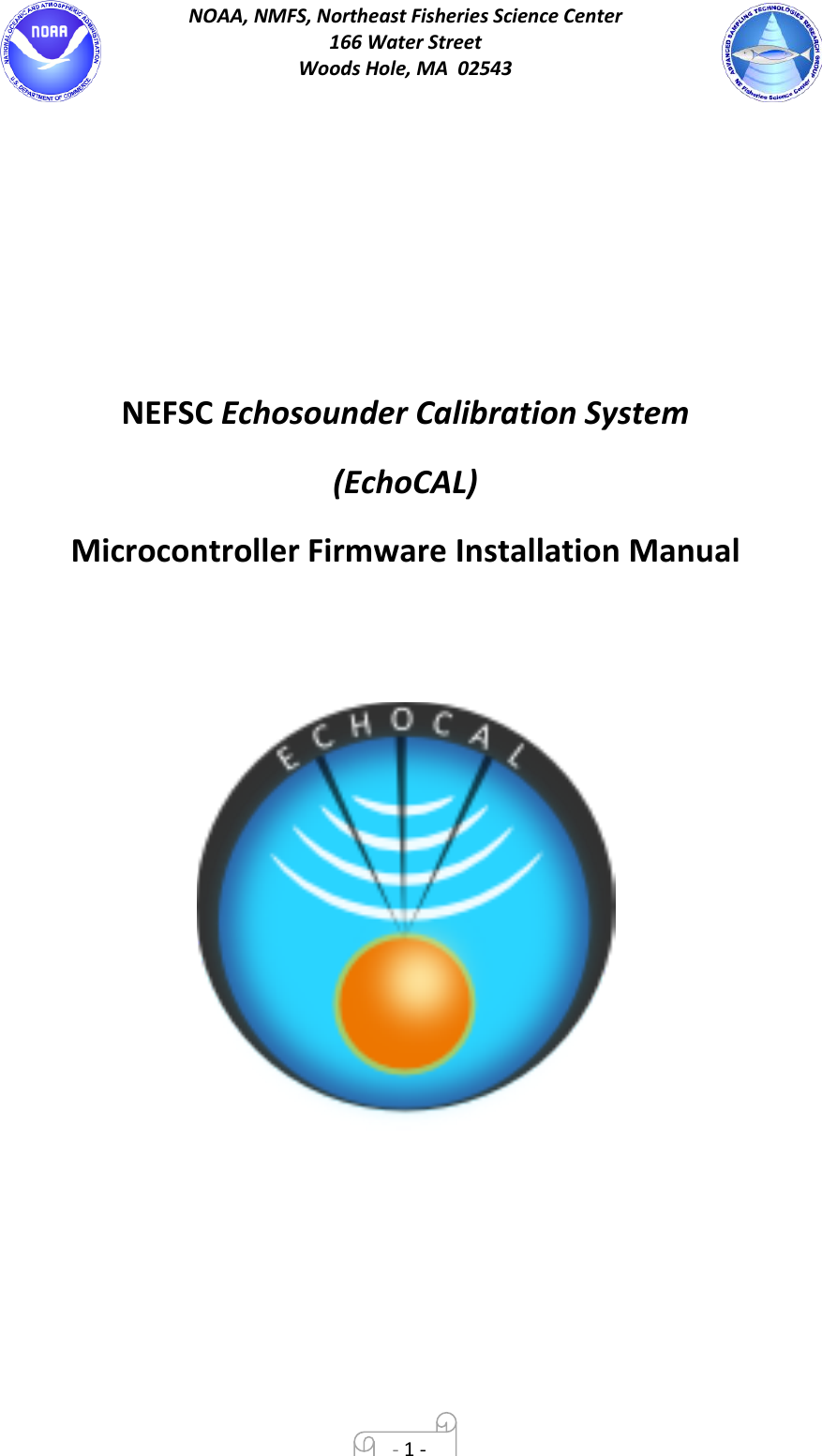 Page 1 of 9 - Echo Cal Firmware Install Manual