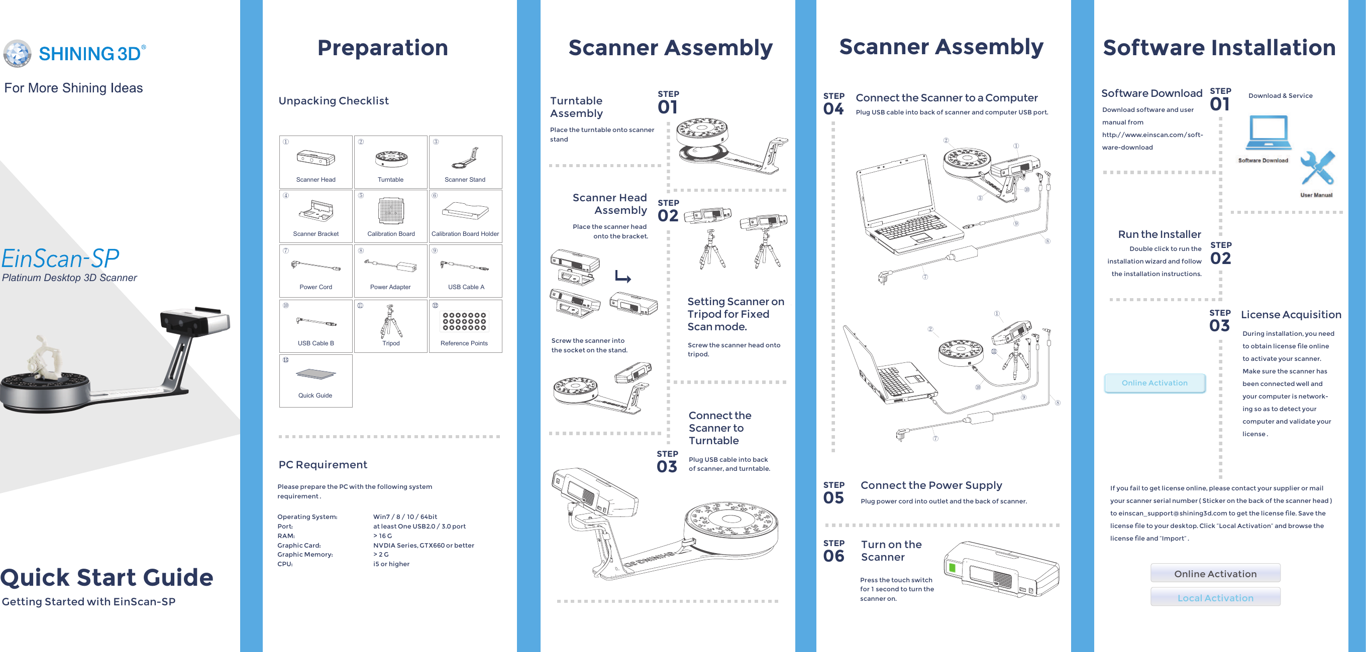 Page 1 of 2 - EinScan-SP操作指南-20170526最新版-2 Ein Scan-SP-Quick-Guide-compressed