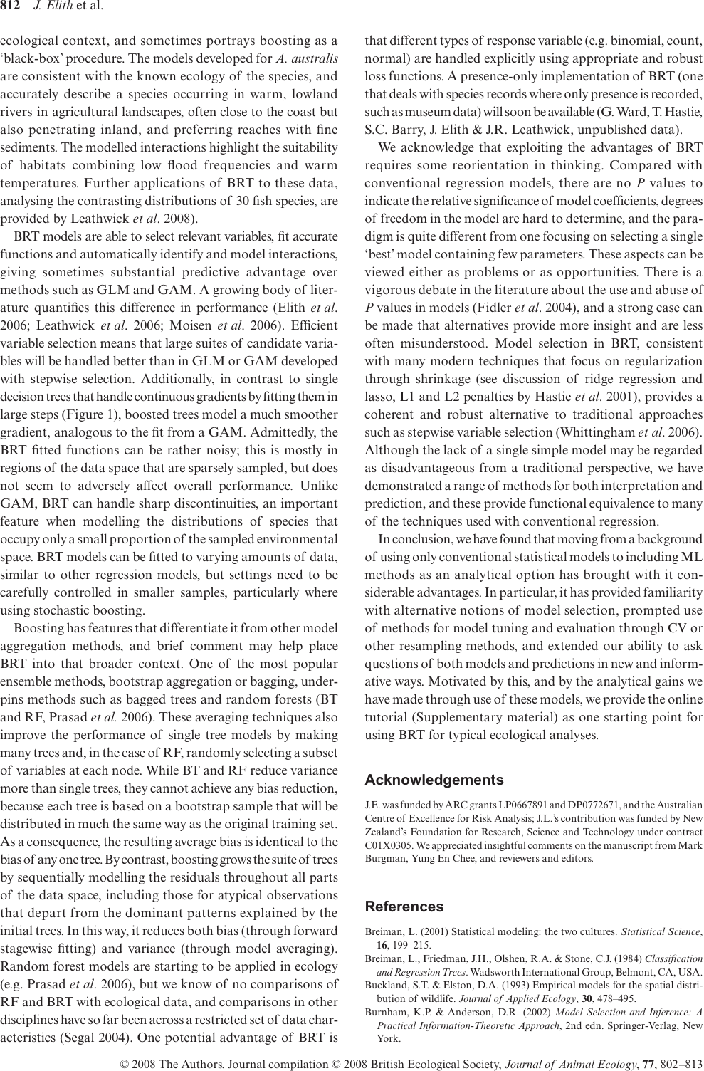 Page 11 of 12 - A Working Guide To Boosted Regression Trees Elith