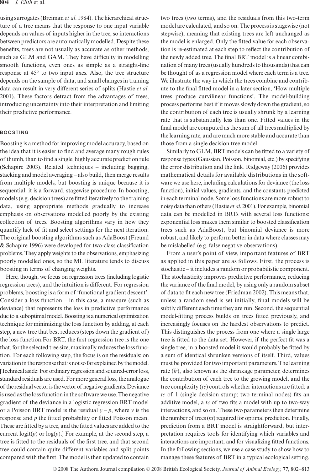 Page 3 of 12 - A Working Guide To Boosted Regression Trees Elith