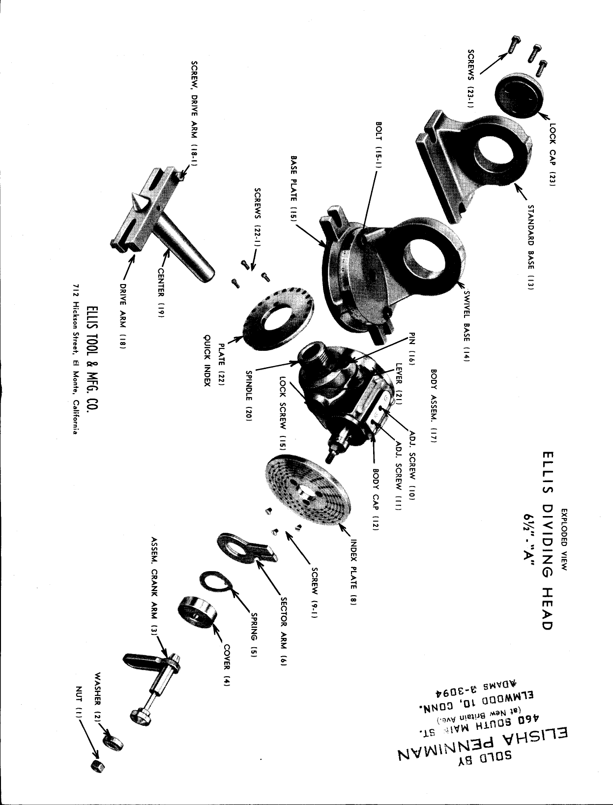 Page 1 of 1 - Ellis Dividing Exploded View