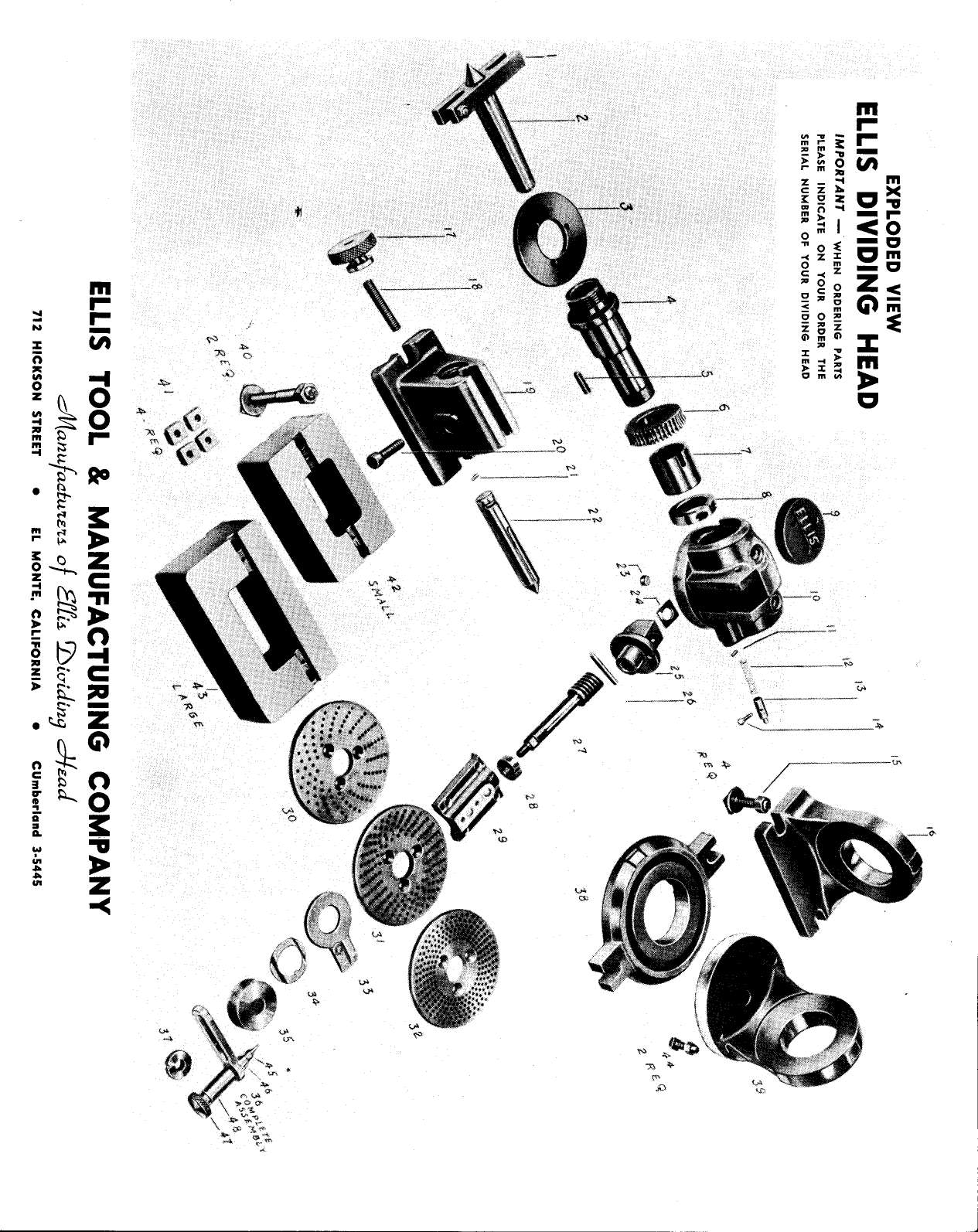 Page 1 of 2 - Ellis Dividing Parts List