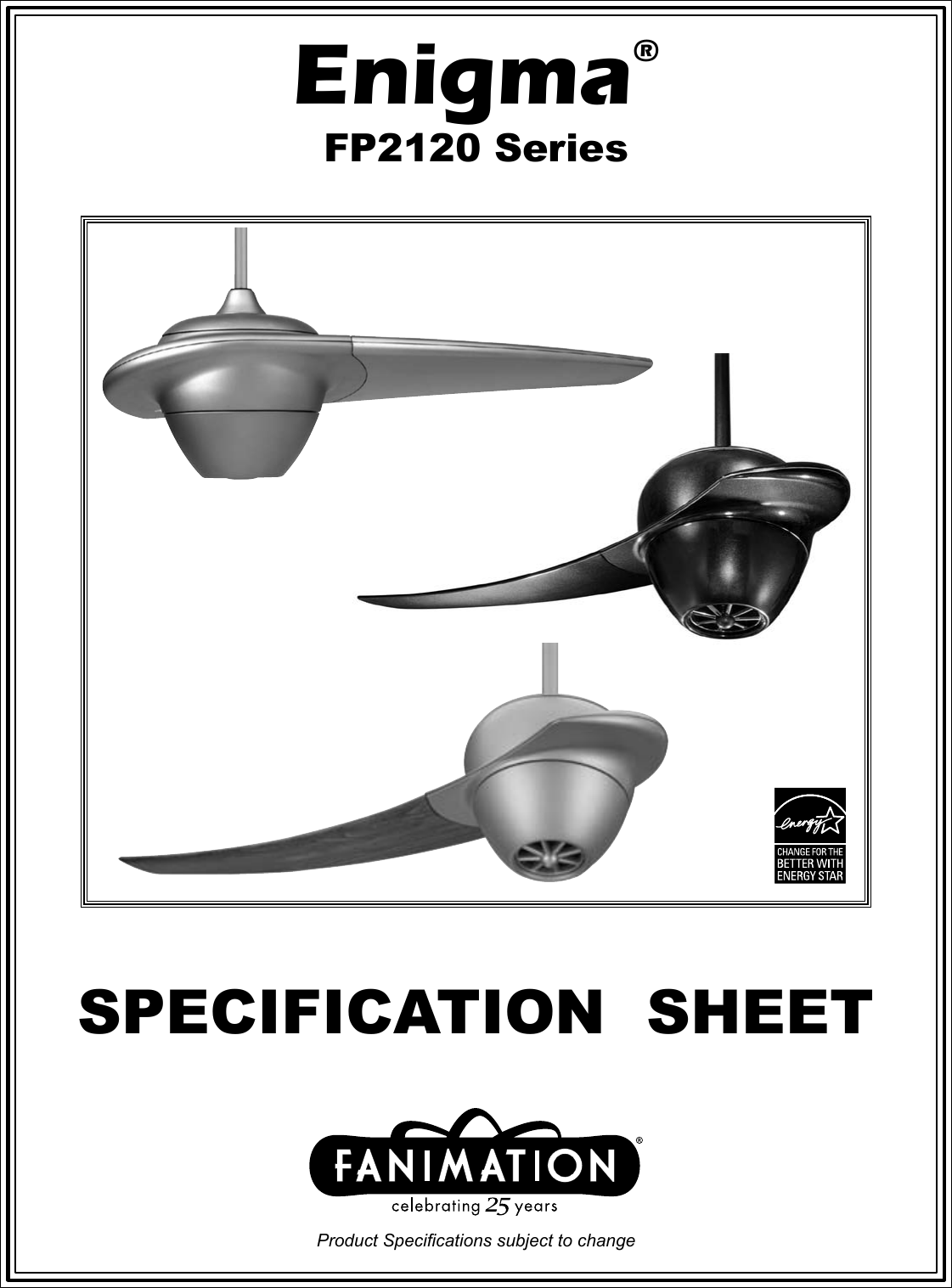Page 1 of 3 - Enigma Spec Sheet