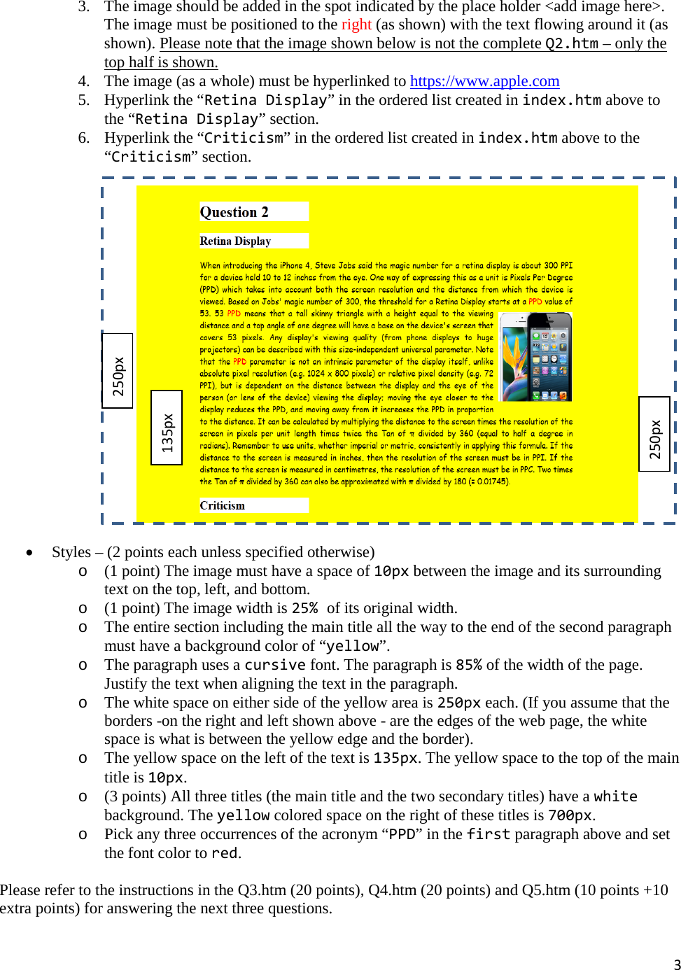 Page 3 of 5 - Exam Instructions