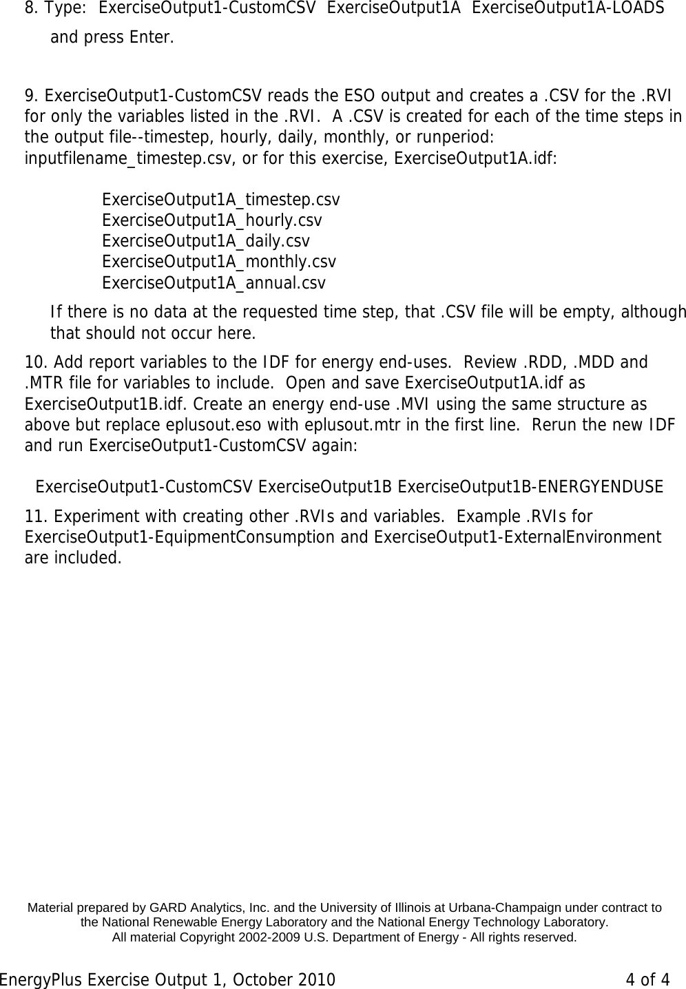 Page 4 of 4 - ExerciseOutput1 Instructions Exercise Output1