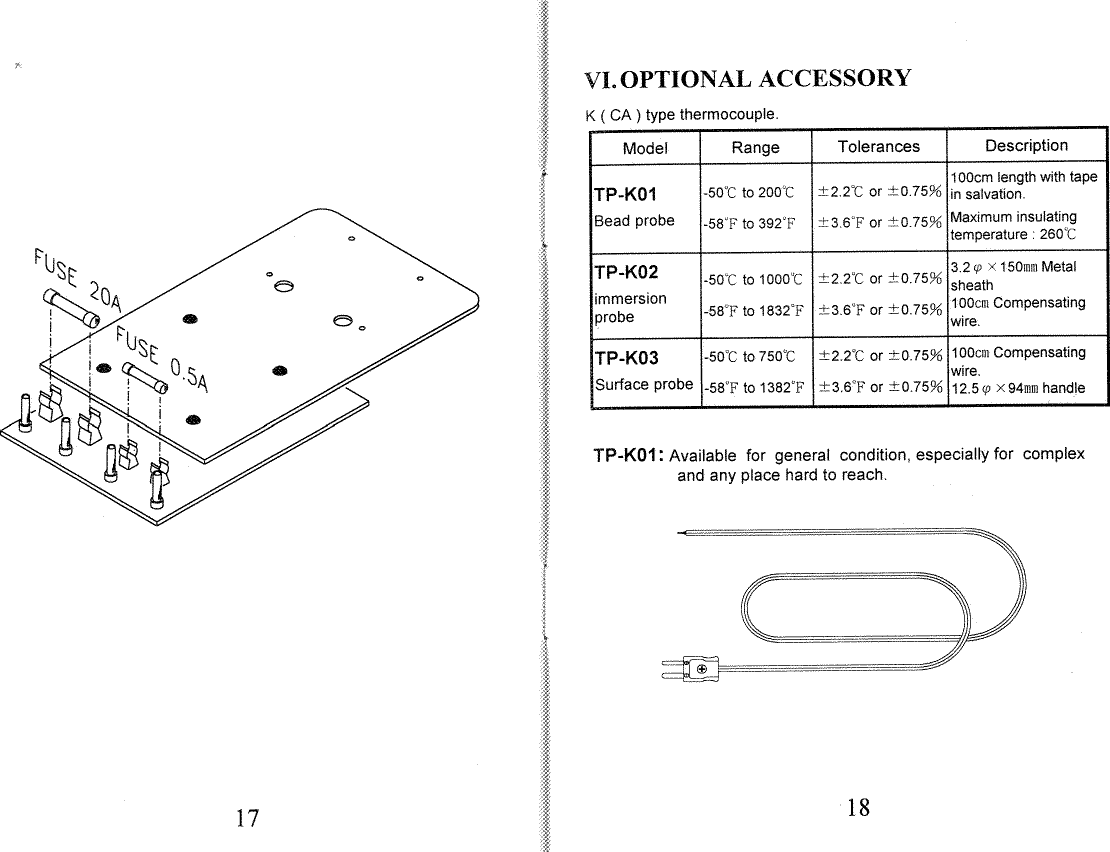 Page 11 of 12 - Extech 383273 DMM Instruction Manual