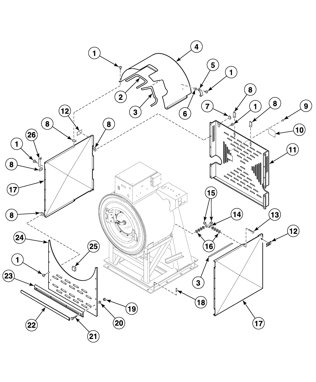 Washer Extractor Parts Manual UW60P3 F232166