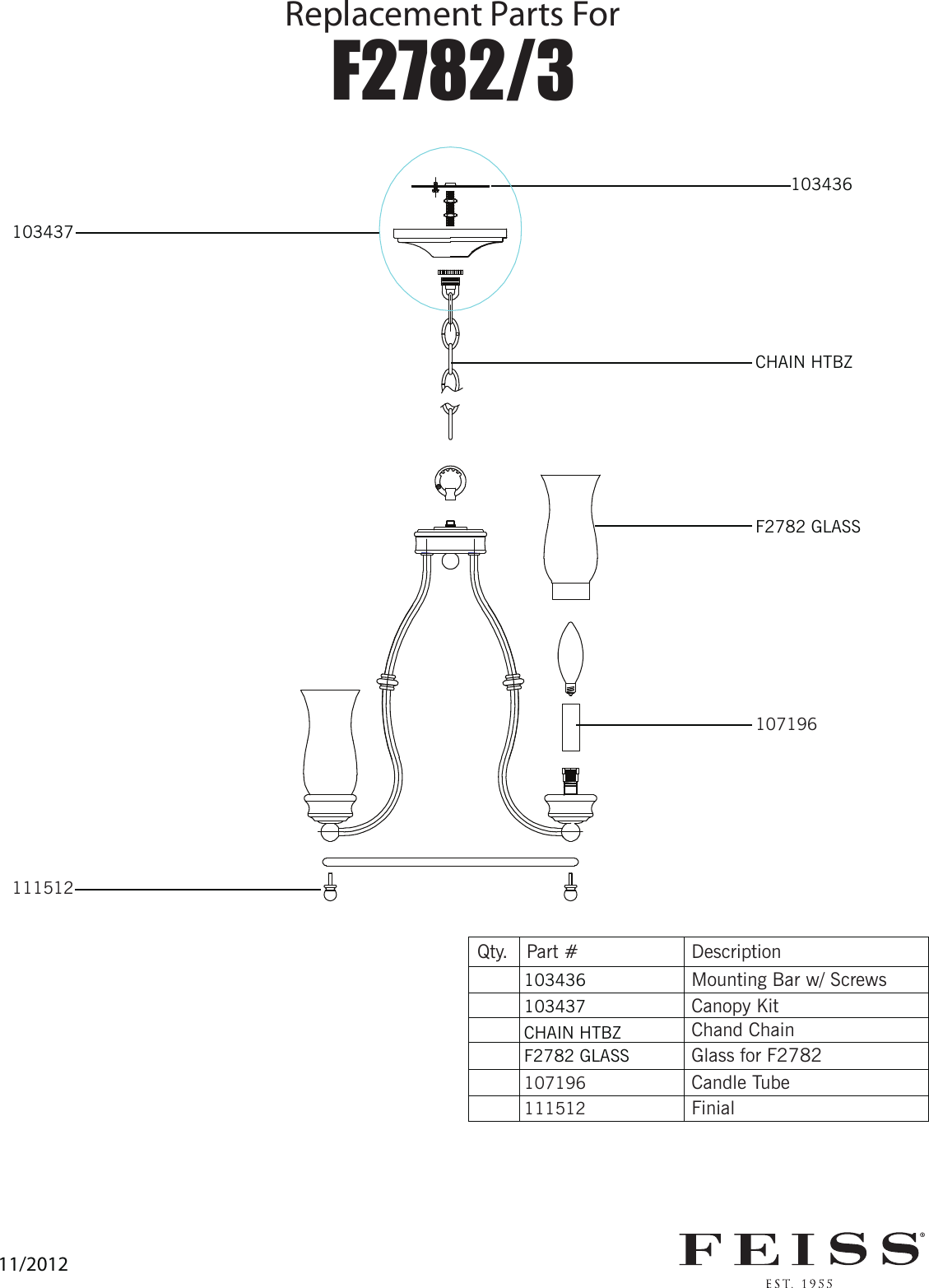 Page 1 of 1 - F2793_parts  F2782-3 Parts