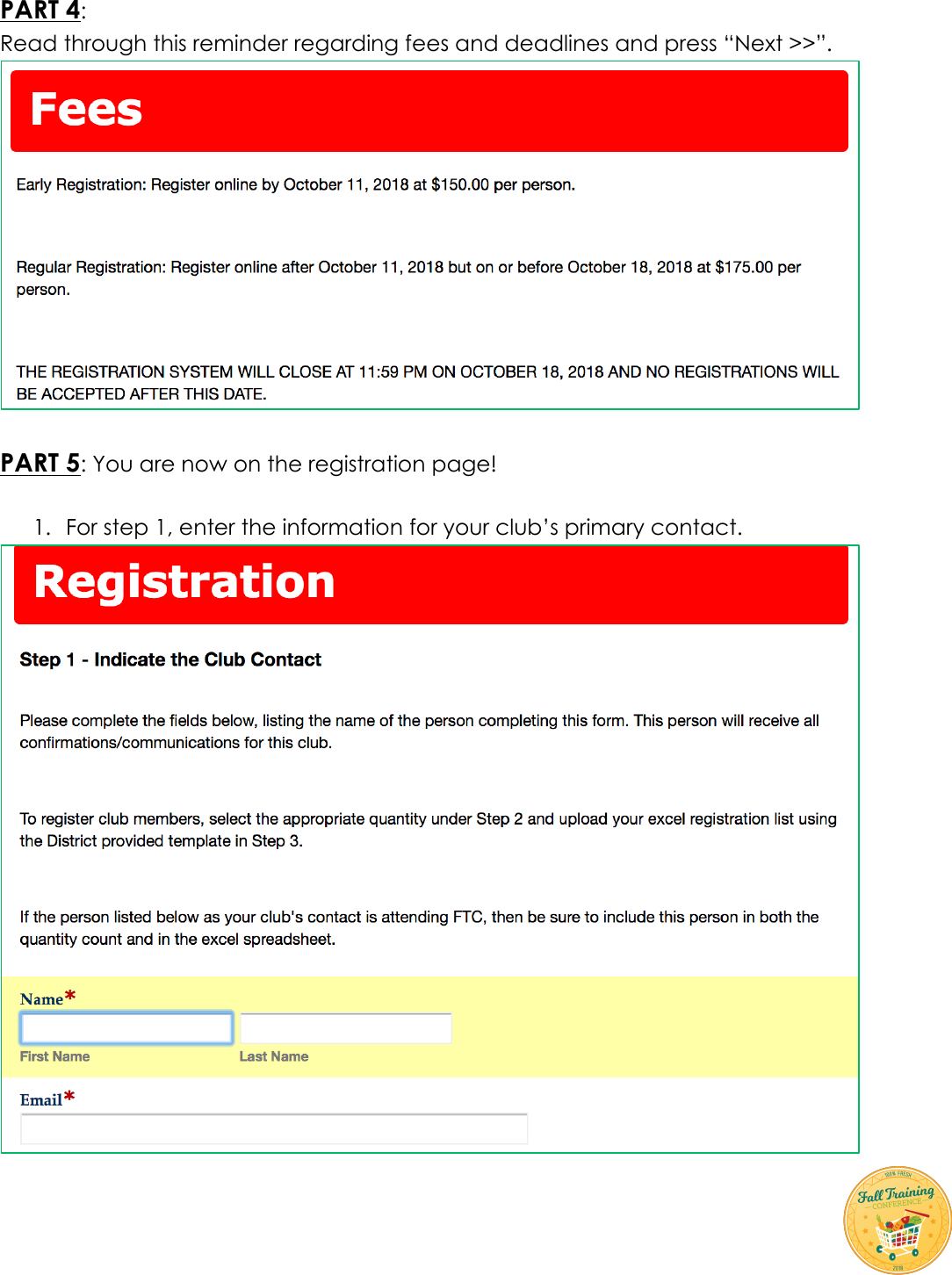 Page 6 of 12 - FTC2018 Registration Guide