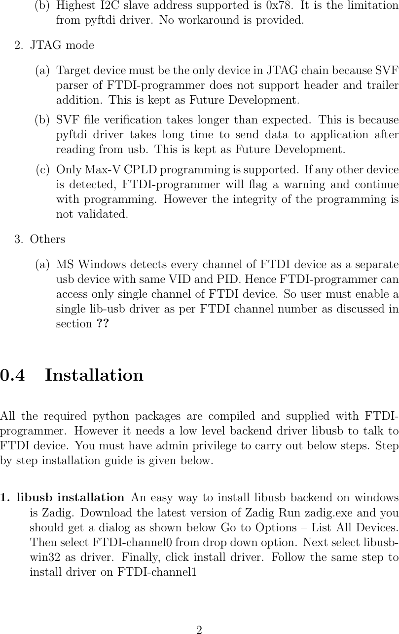 Page 3 of 4 - FTDIProgrammer User Manual