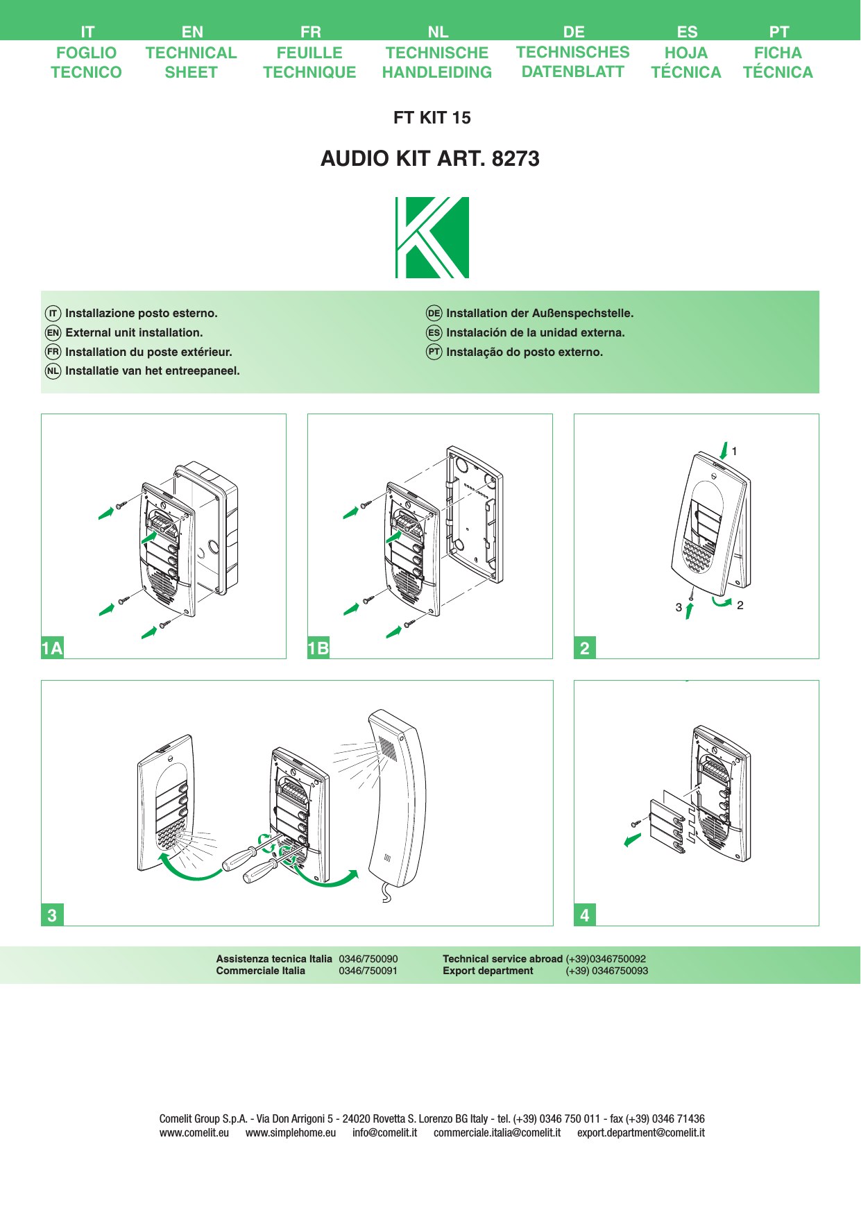 Page 1 of 4 - FT_KIT_15 FT KIT 15