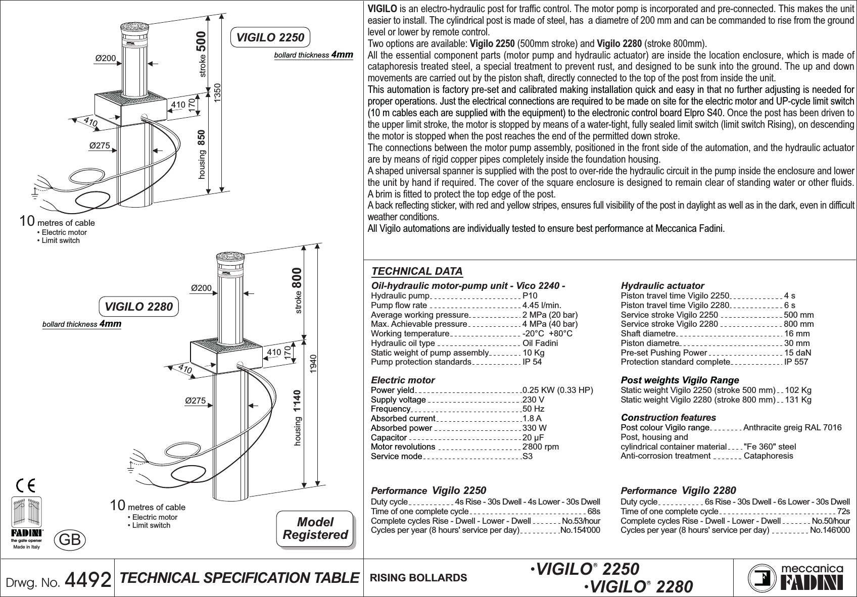 Page 1 of 3 - Dis.4492 Scheda Tecnica Vigilo 2250-2280 I-GB-F-D.FH11 File-1359030259