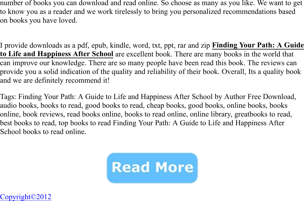 Page 2 of 2 - Finding Your Path: A Guide To Life And Happiness After School - Amba Brown  Book Finding-Your-Path-A-Guide-to-Life-and-Happiness-After-School