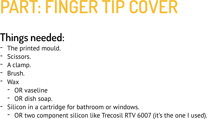 Page 5 of 5 - Finger Tip Cover Instructions