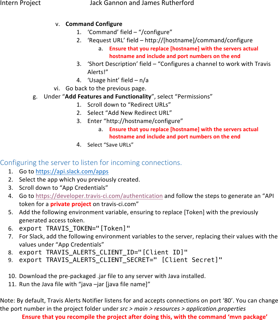 Page 2 of 2 - First Time Setup Instructions