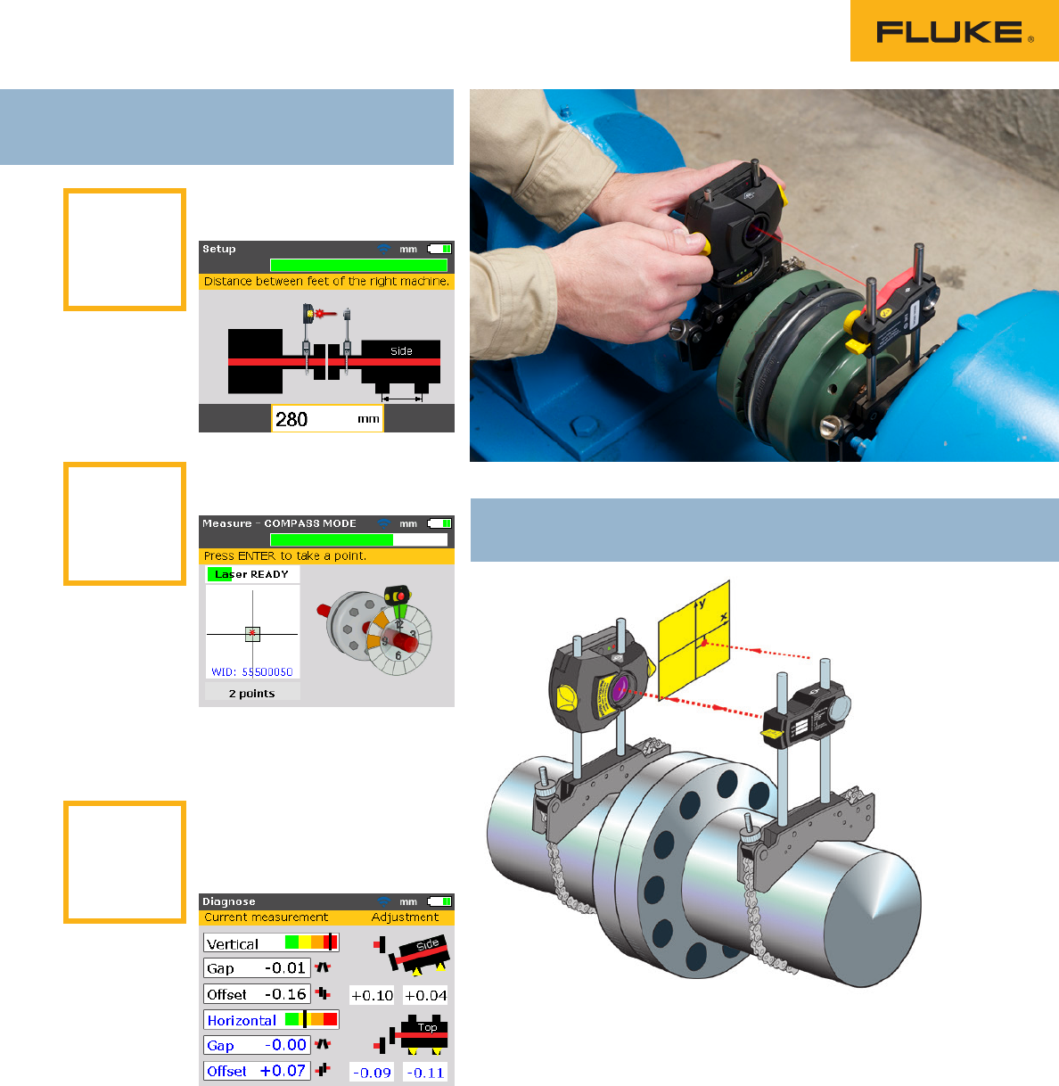 Fluke 830 Laser Shaft Alignment Tool Data Sheet Brochure, 51% OFF