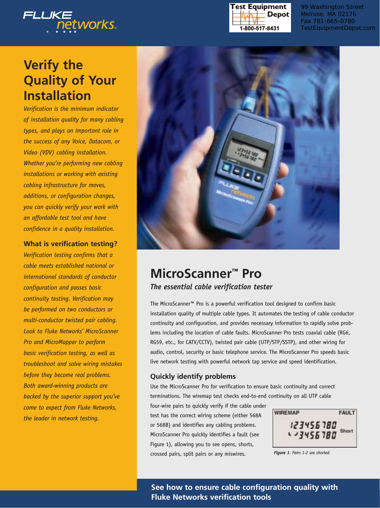 Page 1 of 4 - Fluke-Microscanner-Pro-Datasheet