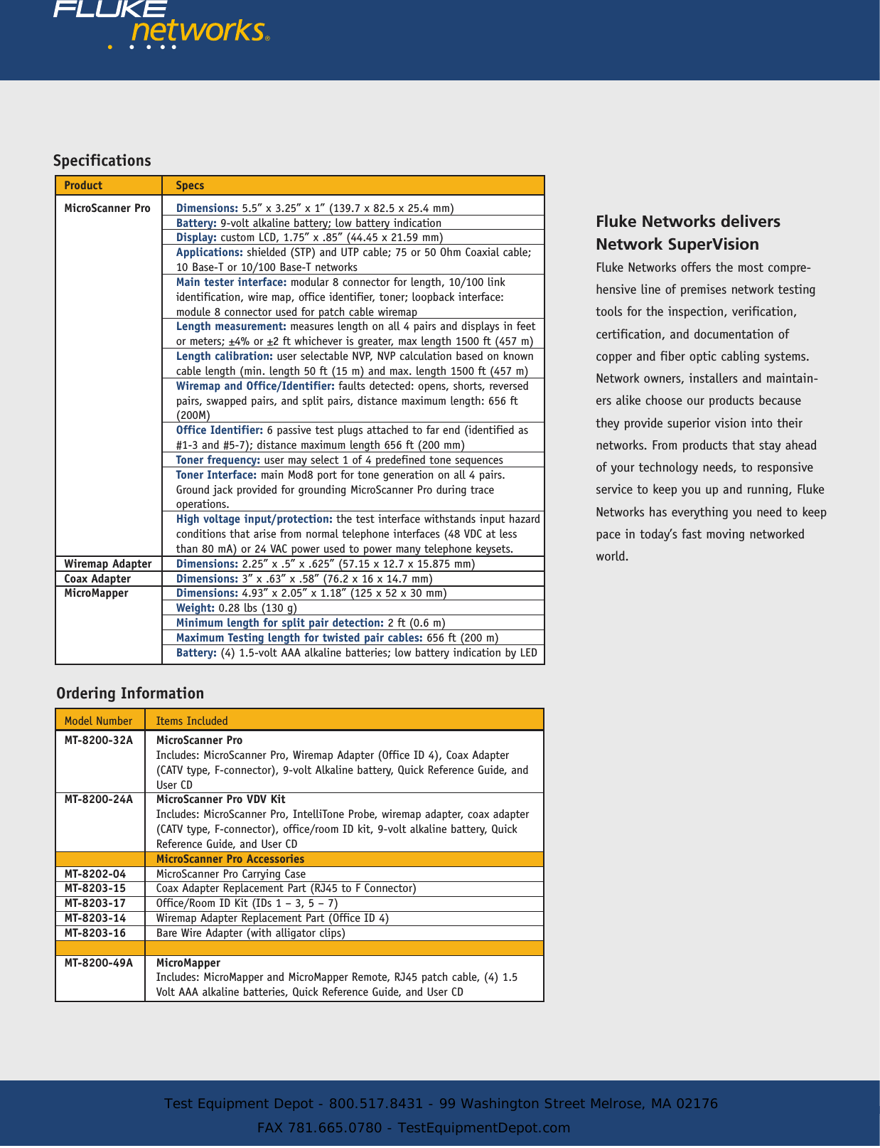 Page 4 of 4 - Fluke-Microscanner-Pro-Datasheet