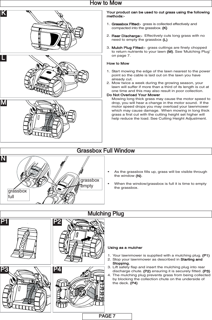 Page 8 of 12 - OM, Flymo, Multimo 340XC, 360, 360XC, 420, 420XC, 966957601, 966959299, 966959101, 966953899, 96  !! Flymo-12