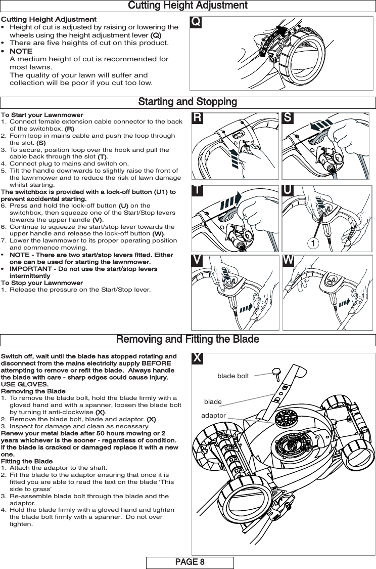 Page 9 of 12 - OM, Flymo, Multimo 340XC, 360, 360XC, 420, 420XC, 966957601, 966959299, 966959101, 966953899, 96  !! Flymo-12