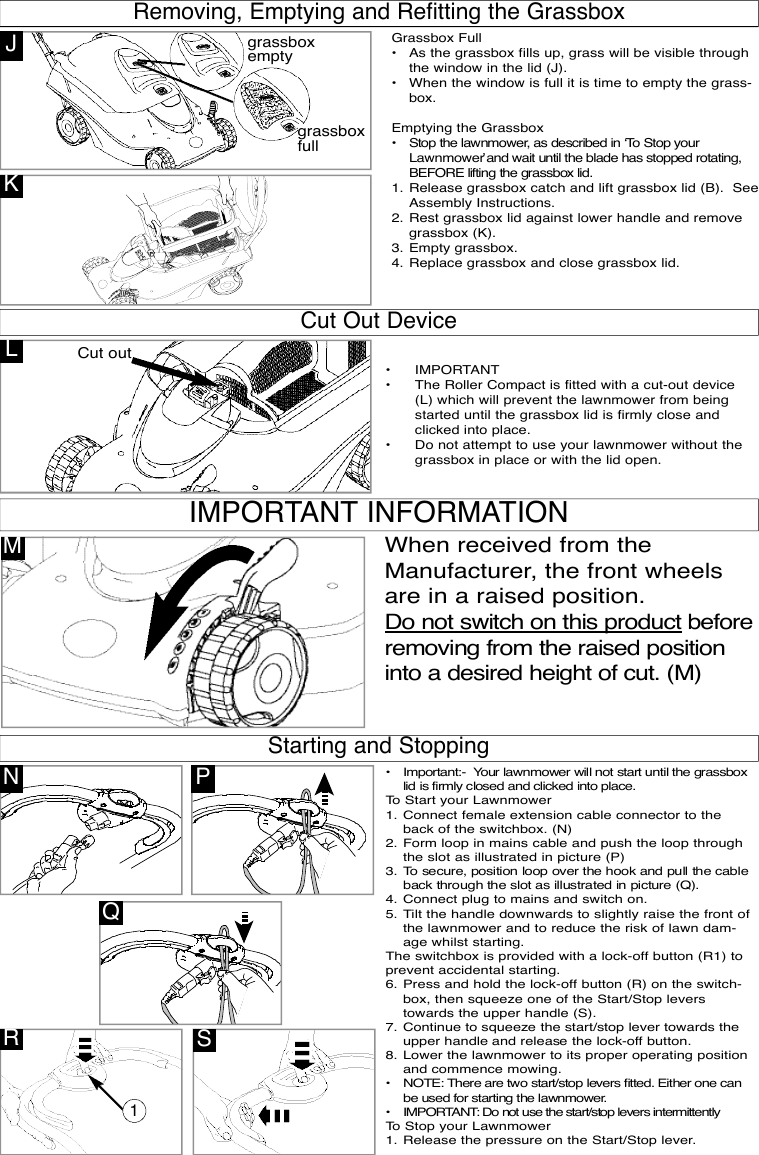 Page 5 of 9 - OM, Flymo, Roller Compact 3400/340/400/4000, 964440401, 964440601, 964340301, 964340401, 2006-07, Lawn Mower  !! Flymo-23