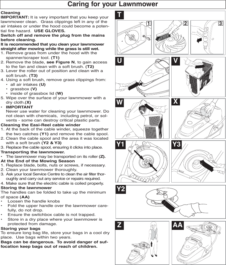 Page 7 of 9 - OM, Flymo, Vision Compact 350 Plus, 963352401, 2006-09, Lawn Mower  !! Flymo-44