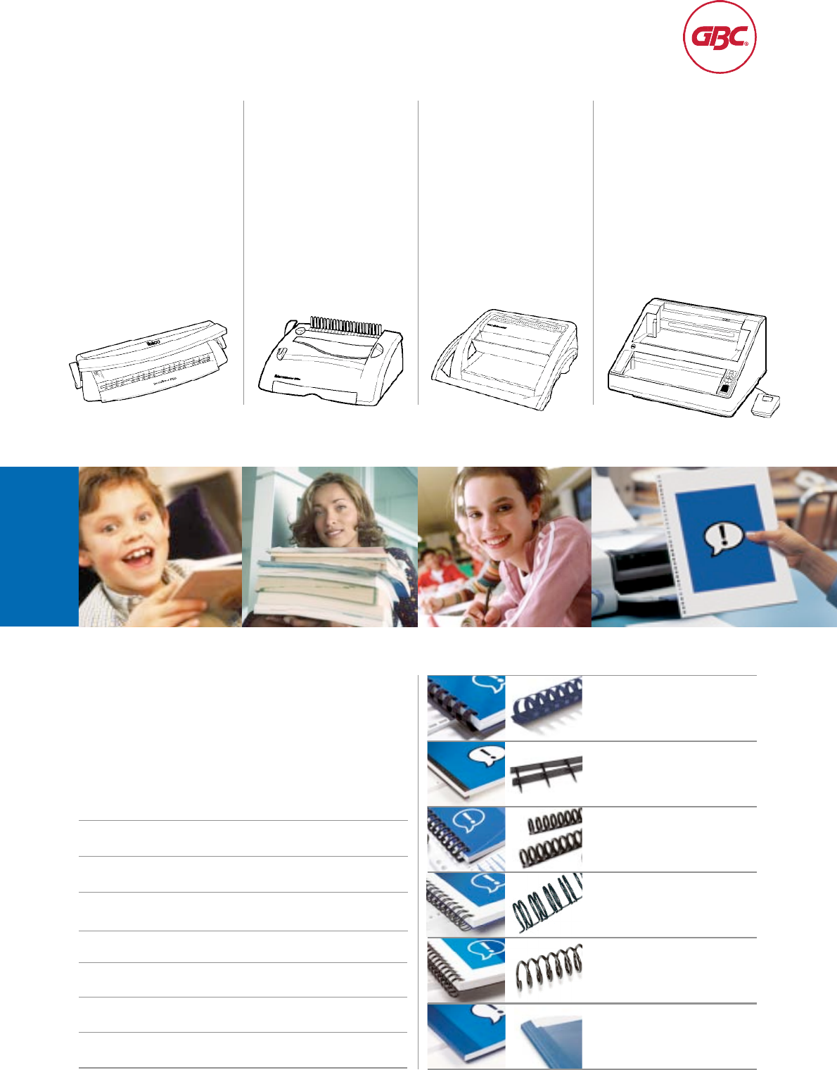 Rexel Cb105 Gbc Binding Brochure